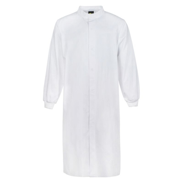 Unisex Long Dust Coat Long Sleeves With Cuff