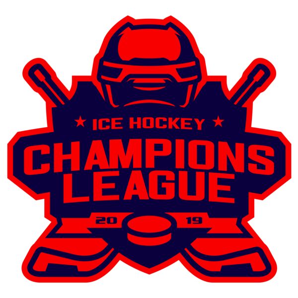 Champions League Ice Hockey logo template Thumbnail