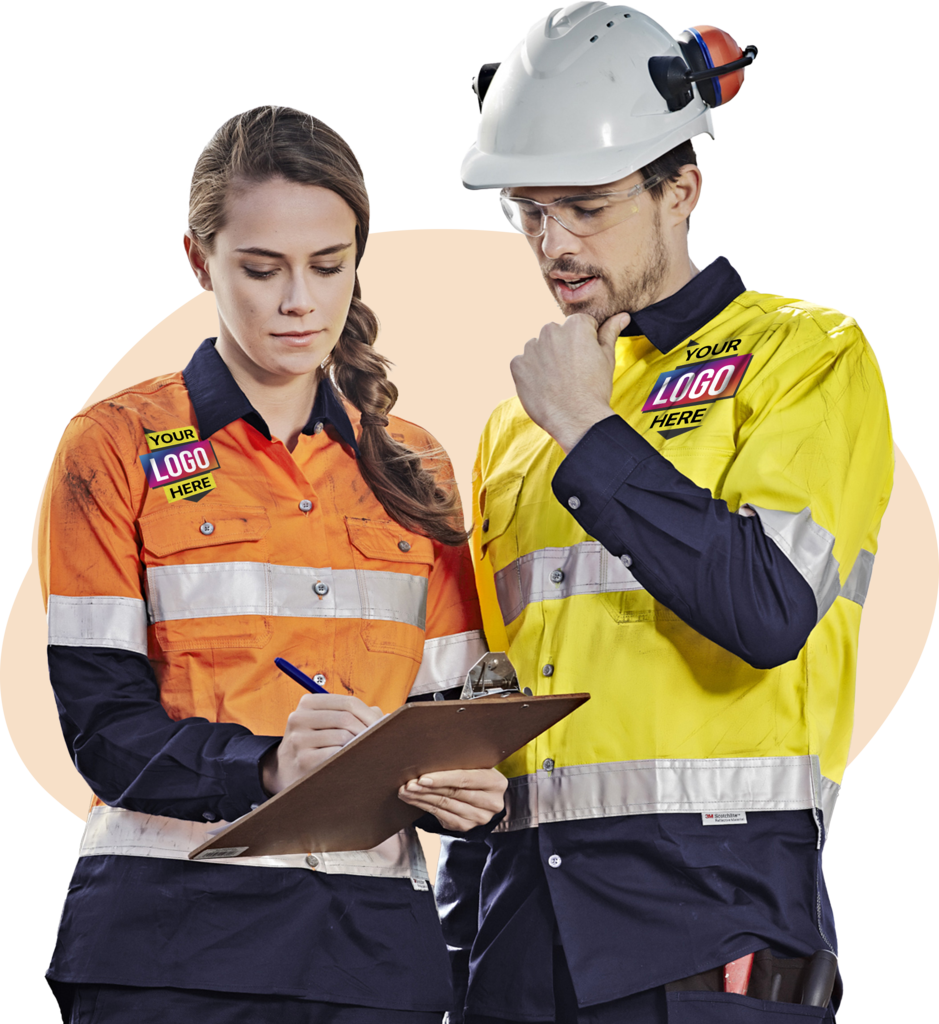 custom work wear printing and embroidery