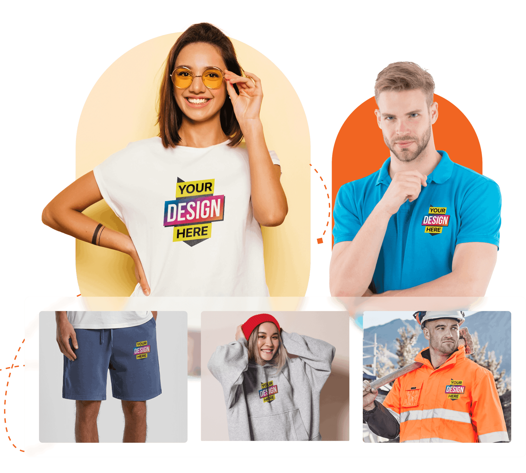 custom t shirts and other apparel printed in Australia