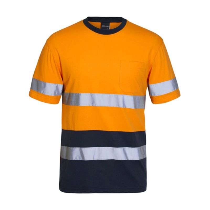 Mens Hi Vis (D+N) Cotton T-Shirt Thumbnail
