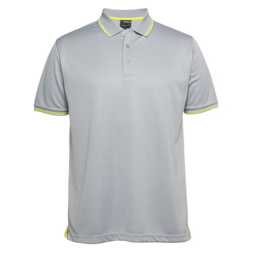 Mens Jacquard Contrast Polo Thumbnail
