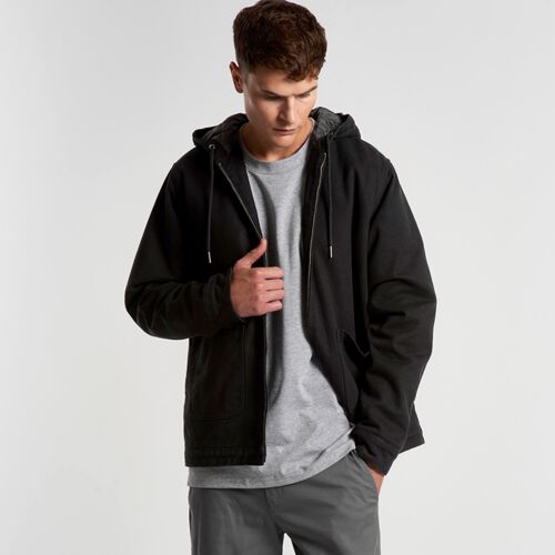 AS Colour Mens Canvas Heavy Hooded Jacket