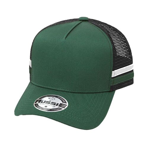 Kids A-Frame Striped Trucker Cap