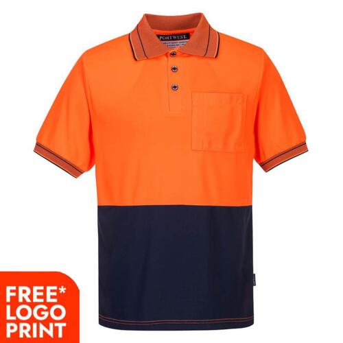 Hi-Vis Micro Mesh Polo Shirt Short Sleeve