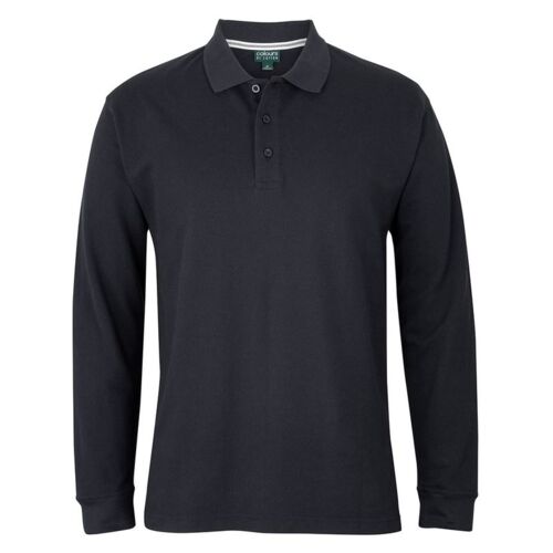 Mens C of C Long Sleeve Pique Polo Thumbnail