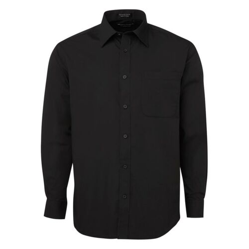 Mens Long Sleeve Poplin Shirt Thumbnail