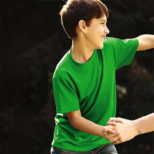 Kids Plain Breezeway Micromesh Tee Shirt Thumbnail