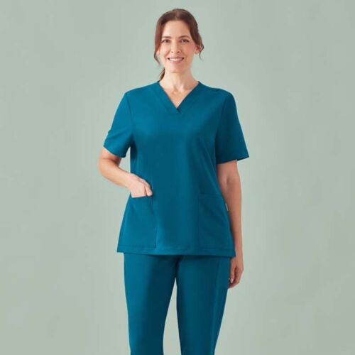 Womens Pulse V-Neck Scrub Top Thumbnail
