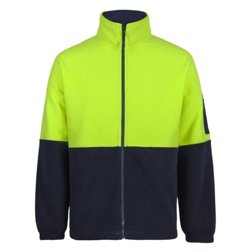 Mens Hi Vis Full Zip Polar Fleece Thumbnail