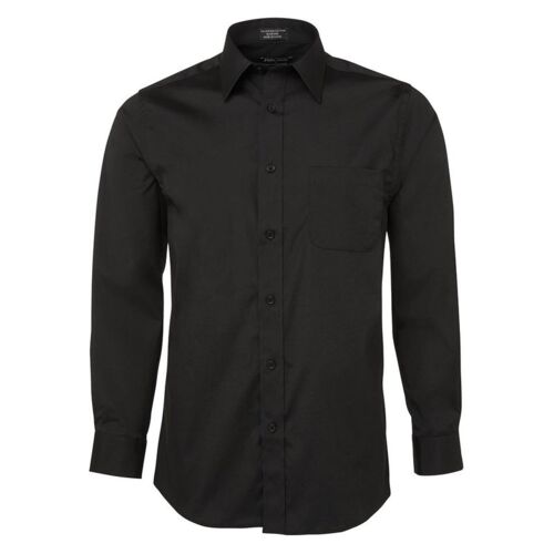 Mens Urban Long Sleeve Poplin Shirt Thumbnail