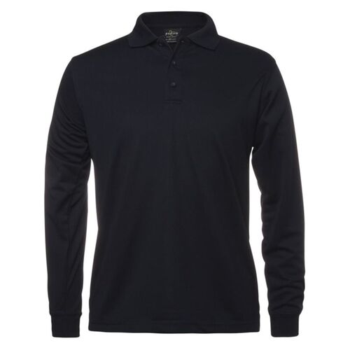 Mens Long Sleeve Poly Polo Thumbnail