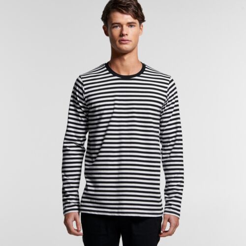 Mens Match Stripe L/S Tee Thumbnail