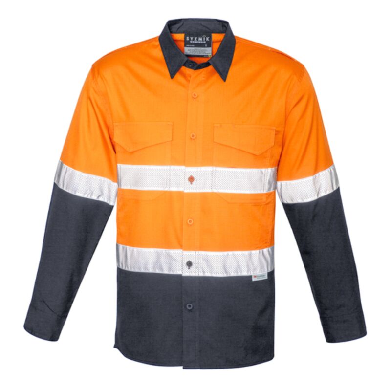 Mens Rugged Cooling Taped Hi Vis Spliced Shirt Thumbnail