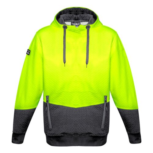 Unisex Hi Vis Textured Jacquard Hoodie Thumbnail