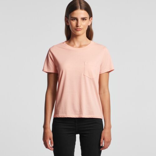 Womens Square Pocket Tee Thumbnail