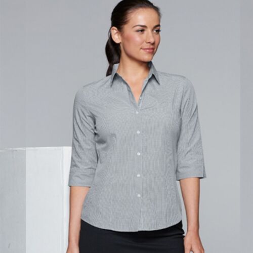Womens Toorak Shirt 3/4 Sleeve Thumbnail