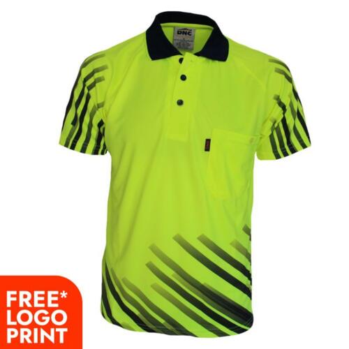 Hi Vis Sublimated Full Stripe Polo