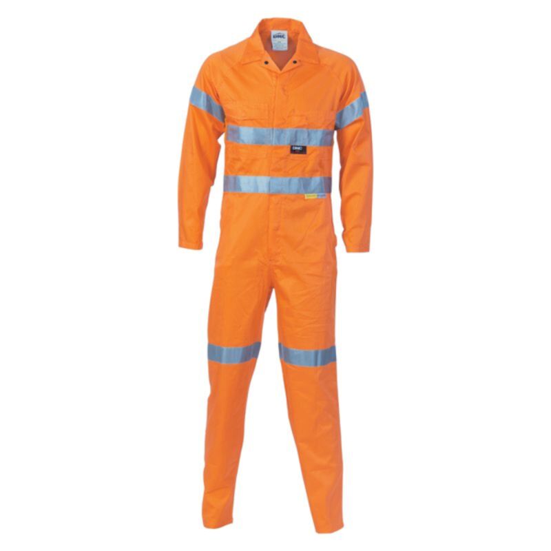 Hi Vis Cool-Breeze Cotton Coverall with 3M R/Tape Thumbnail