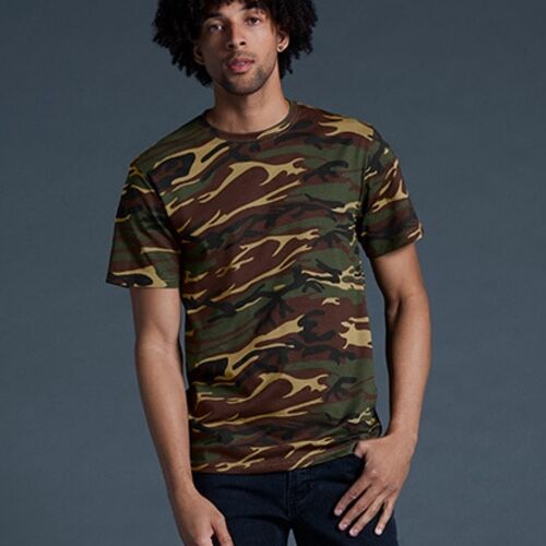 Mens Camouflage Short Sleeve T-shirt Thumbnail