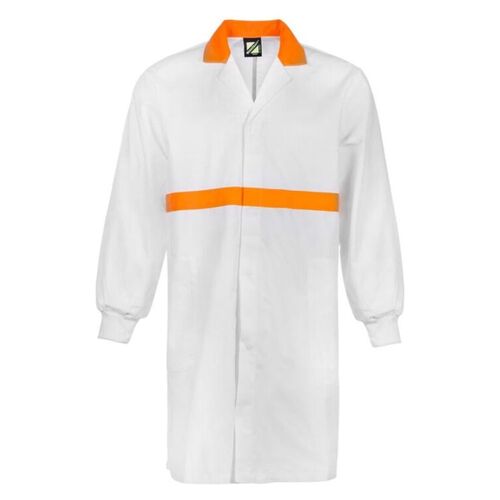 Unisex Dustcoat Long Sleeve With Knit Cuff   Thumbnail