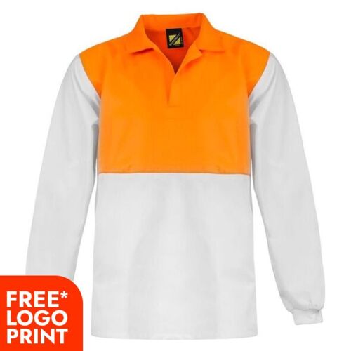 Unisex Food Industry Hi Vis Jac Shirt Long Sleeve Thumbnail