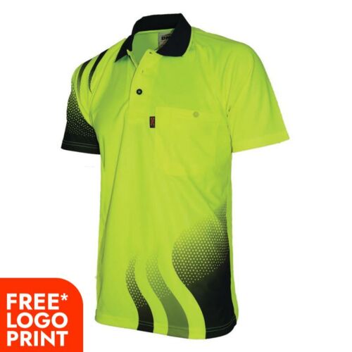Wave HiVis Sublimated Polo Thumbnail