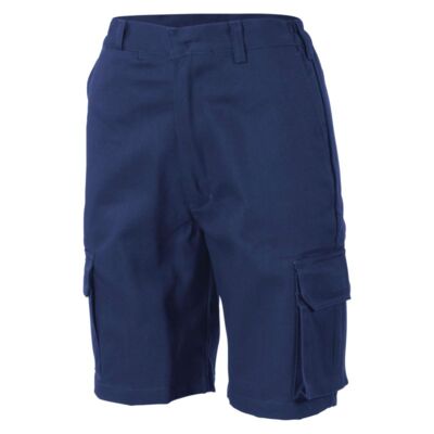 Womens Cotton Drill Cargo Shorts Thumbnail