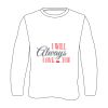 Custom Full Sublimated Long Sleeve Tee (MOQ 10) Custom Full Sublimated Long Sleeve Tee (MOQ 10) Thumbnail